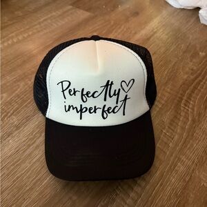 Black and White Trucker Hat